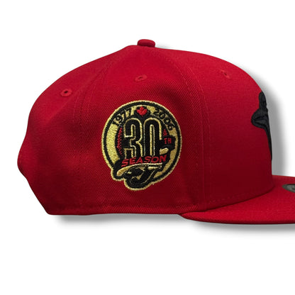 TORONTO BLUE JAYS RED FERRARI GOLD 30 ANNIVERSARY AJUSTABLE