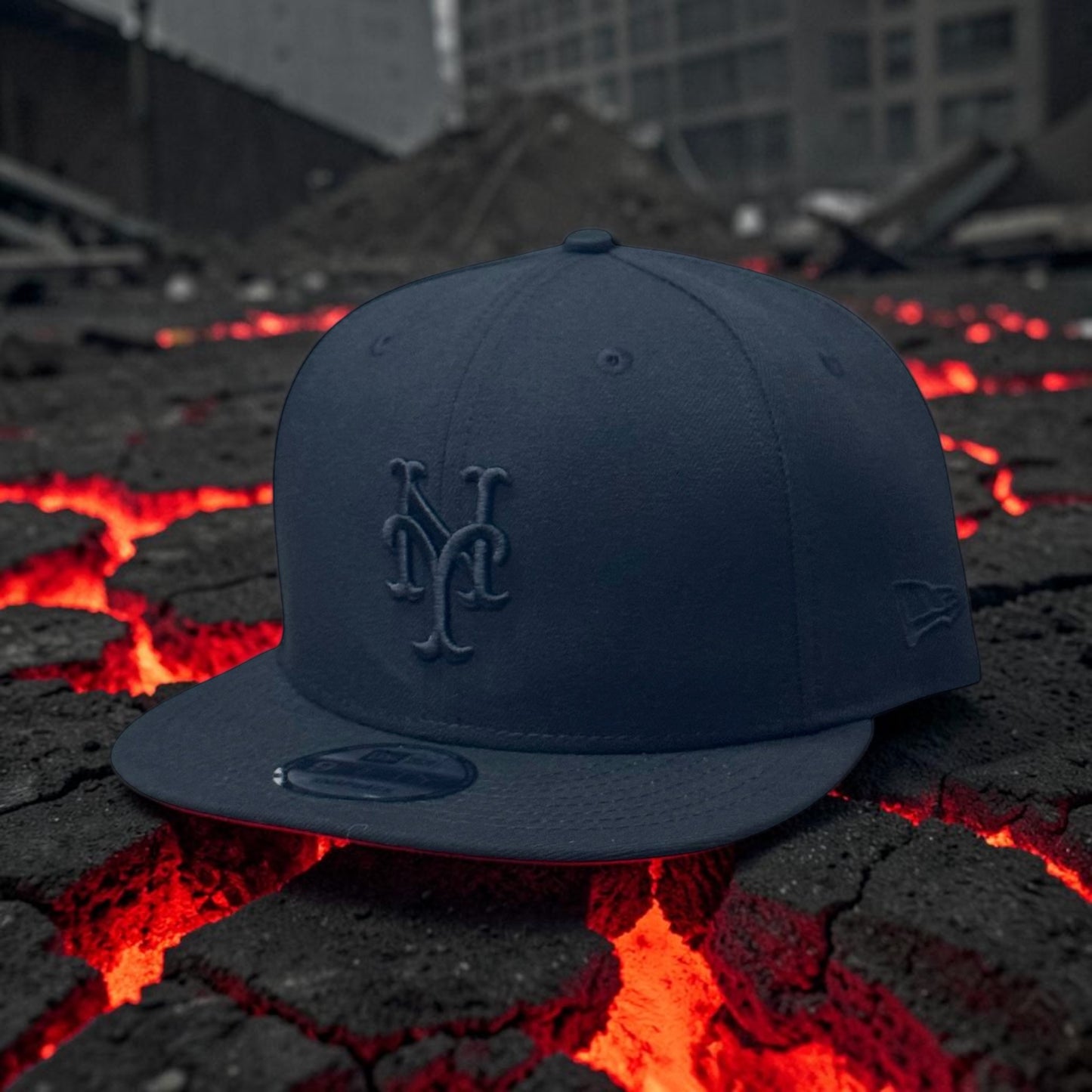 NEW YORK METS BLACKOUT ROJO AJUSTABLE