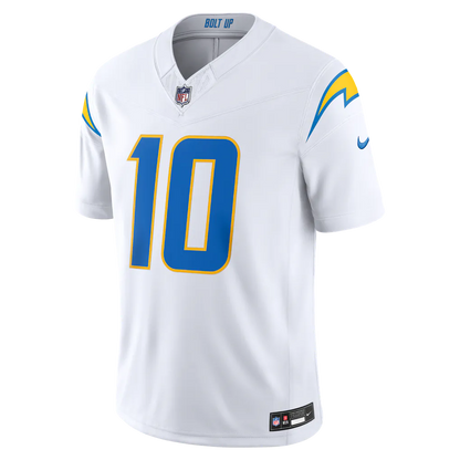 NFL LOS ÁNGELES CHARGERS BLANCA  “HERBERT 10” ON FIELD