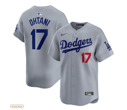 CASACA LOS ÁNGELES DODGERS MLB 17 OHTANI GRIS VERSIÓN FAN