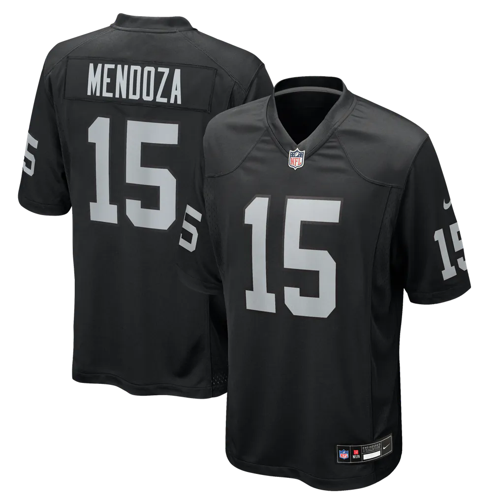 NFL LAS VEGAS RAIDERS NEGRA “MENDOZA 15” ON FIELD