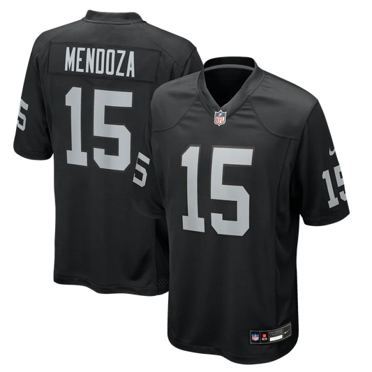 NFL LAS VEGAS RAIDERS NEGRA “MENDOZA 15” ON FIELD