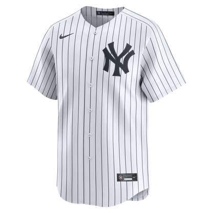 CASACA YANKEES 99 AARÓN JUDGE BLANCA RAYAS NEGRAS VERSIÓN FAN