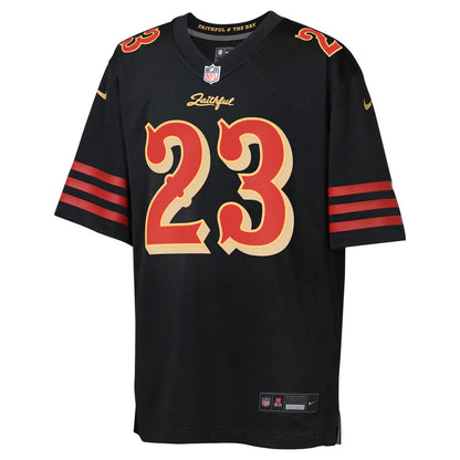 JERSEY SAN FRANCISCO 49ERS NEGRA “McCAFFREY” PARA NIÑO