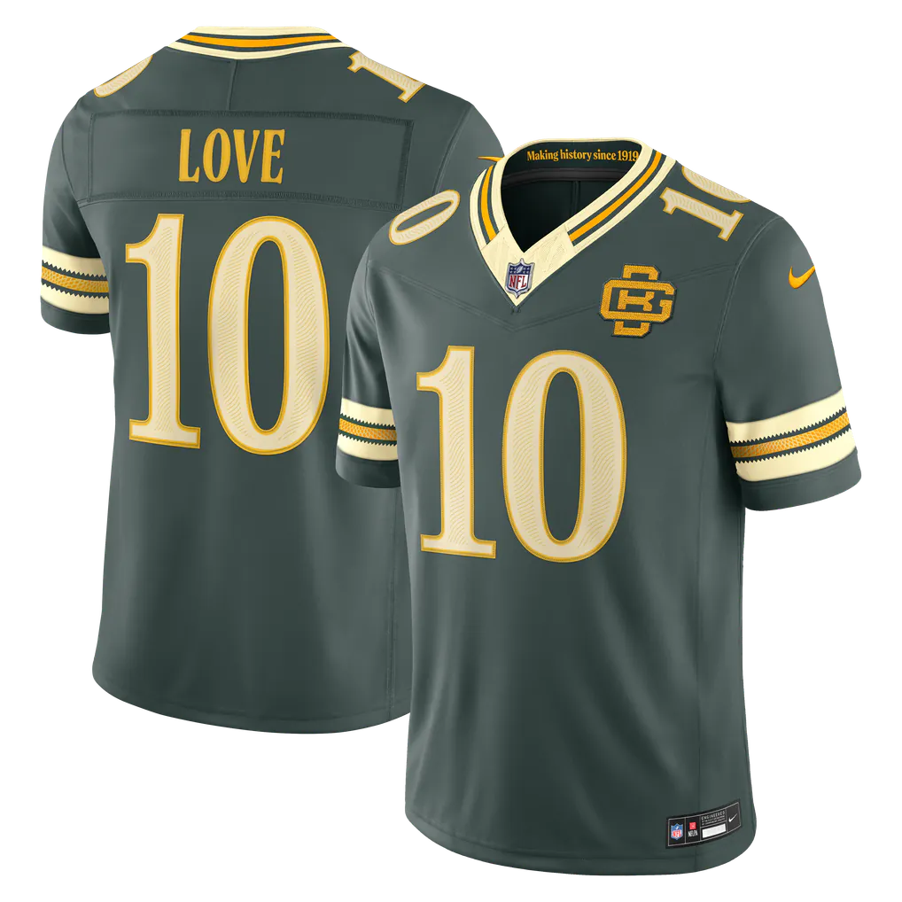 JERSEY GREEN BAY PACKERS “LOVE 10” VERSION FAN