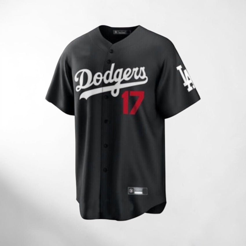 CASACA DODGERS BLACK & WHITE 17 OHTANI VERSIÓN FAN