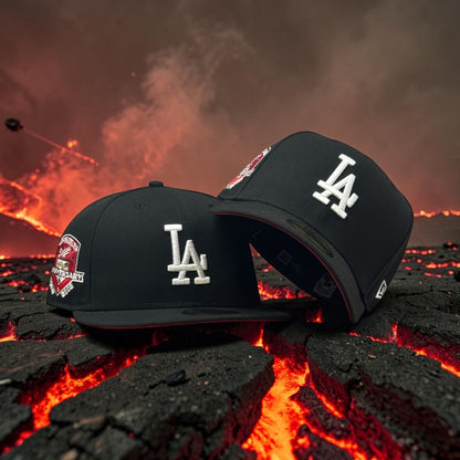 LOS ANGELES DODGERS 50 ANNIVERSARY BLACK RED EXCLUSIVA