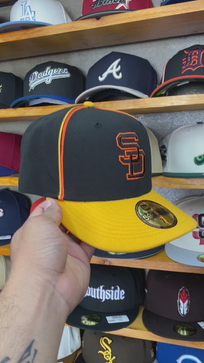 SAN DIEGO PADRES NEGRA CON AMARILLO EXCLUSIVA